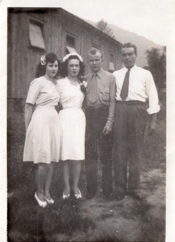 MarthaXGwinn mason wedding day Aug.10.1945